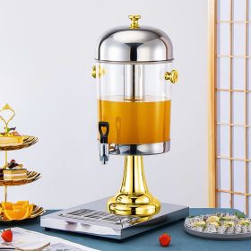 SOGA 8L Stainless Steel Beverage Dispenser – Transparent Commercial Drink Jug