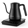 Electric Gooseneck Kettle Temperature Control Pour-Over Tea Kettle for Coffee Brewing;  Stainless Steel Inner;  1300W Rapid Heating; Water Boiling Ket