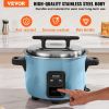 VEVOR Commercial Rice Cooker, 40-Cup Rice Cooker, 8.45 Qt / 8 Liter Large Rice Cooker and Warmer with Nonstick Inner Pot