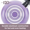 Dishwasher Safe Nonstick 6 Quart Jumbo Cooker Chef's Pan / Saute Pan with Tempered Glass Lid and Helper Handle, Black