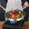 SOGA 34cm Stainless Steel Fry Pan – Non-Stick Interior, Induction Compatible Frying Pan Skillet