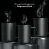 ionMug & Charging Coaster, 12oz. Stainless Steel Self Heating Coffee Mug with Lid, 3.5" x 3.5" x 5"