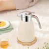 SOGA 2.2L Stainless Steel Thermal Vacuum Flask – White