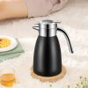 SOGA 1.2L Stainless Steel Thermal Vacuum Flask – Black
