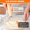 Sourbough Starter Kit, 34oz Sourbough Starter Jar, 2 Cotton Rope Banleton Bread Baskets, with Slices, Spatula, Straps