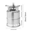 Outdoor Portable Mini Stainless Steel Folding Picnic Hiking Backpack Stove Camping Wood Stove