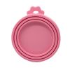 1pc 3 In 1 Reusable Food Storage Keep Fresh Tin Cover Cans Cap Pet Can Box Cover Silicone Can Lid Hot Kitchen Supply Mould Proof Hot